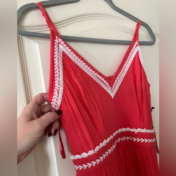 Japna Brand Coral Maxi Dress Women’s Size XS - Picture 6 of 13